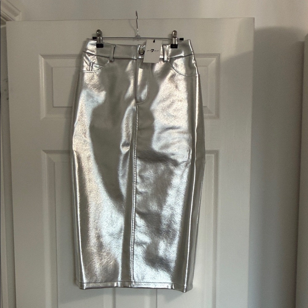 NWT 7 For All Mankind MIDI Skirt